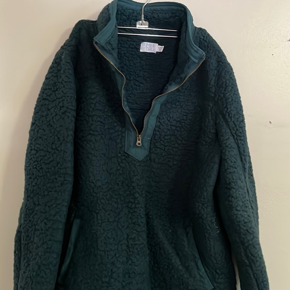 Time and Tru 1/4 zip 💚